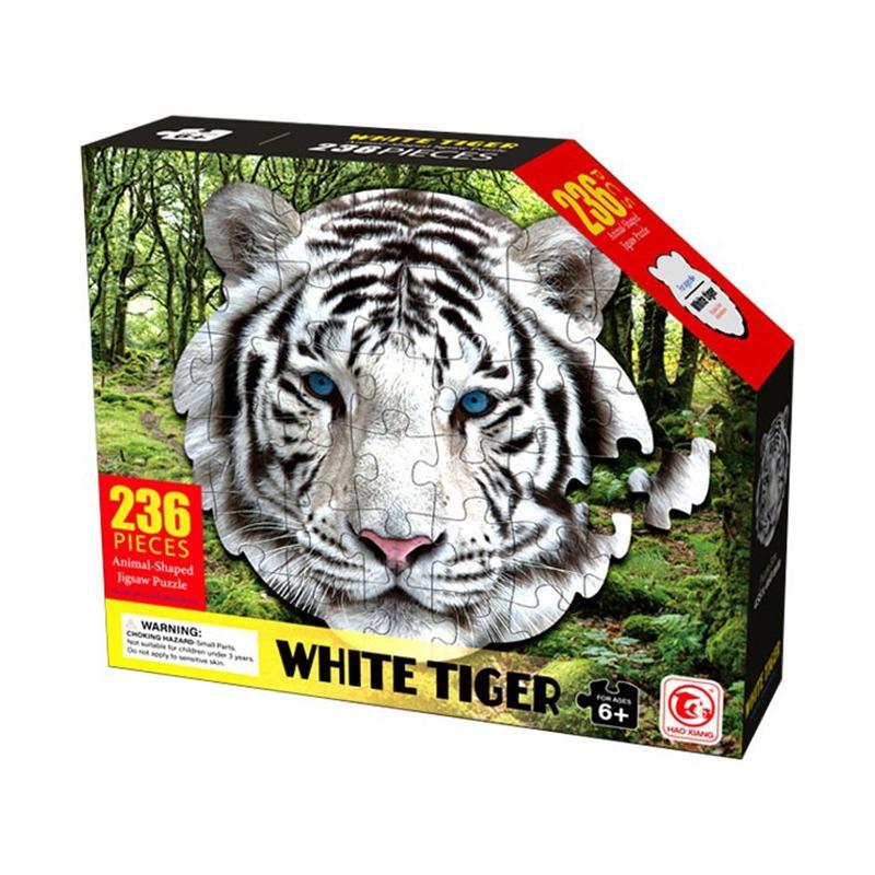 White Tiger Jigsaw Puzzle - 236 pcs