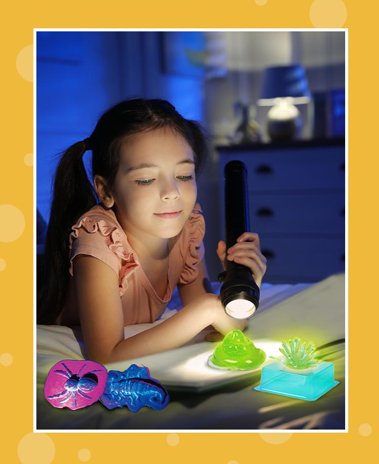 ساينس إكسبلور - مجموعة علوم الكريستال المتوهج في الظلام