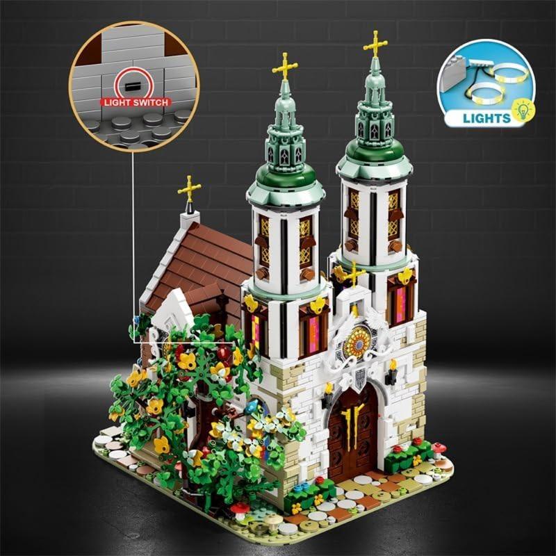 Reobrix Andrew Chapel Building Set 3,087pcs