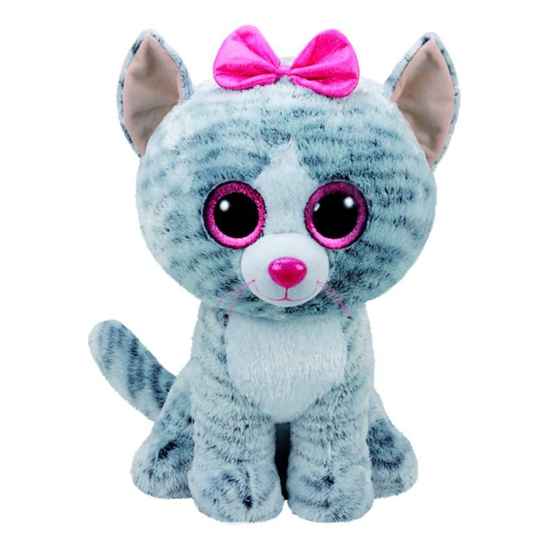 Beanie Boos Kiki Cat Plush Toy Grey