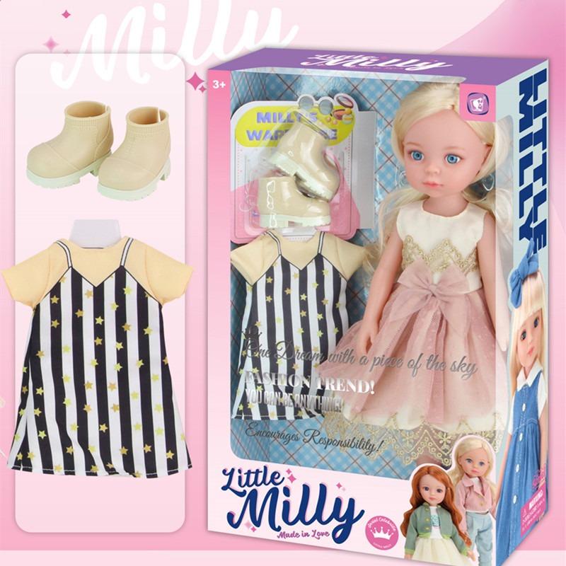 ليتل ميلي - دمية ليتل ميلي ون دريم مع فستان أسود مقاس 14 انش