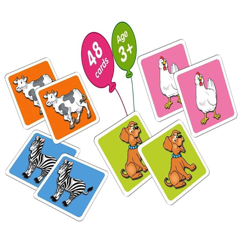 Frank Animal Pairs Memory Game - 48 Cards