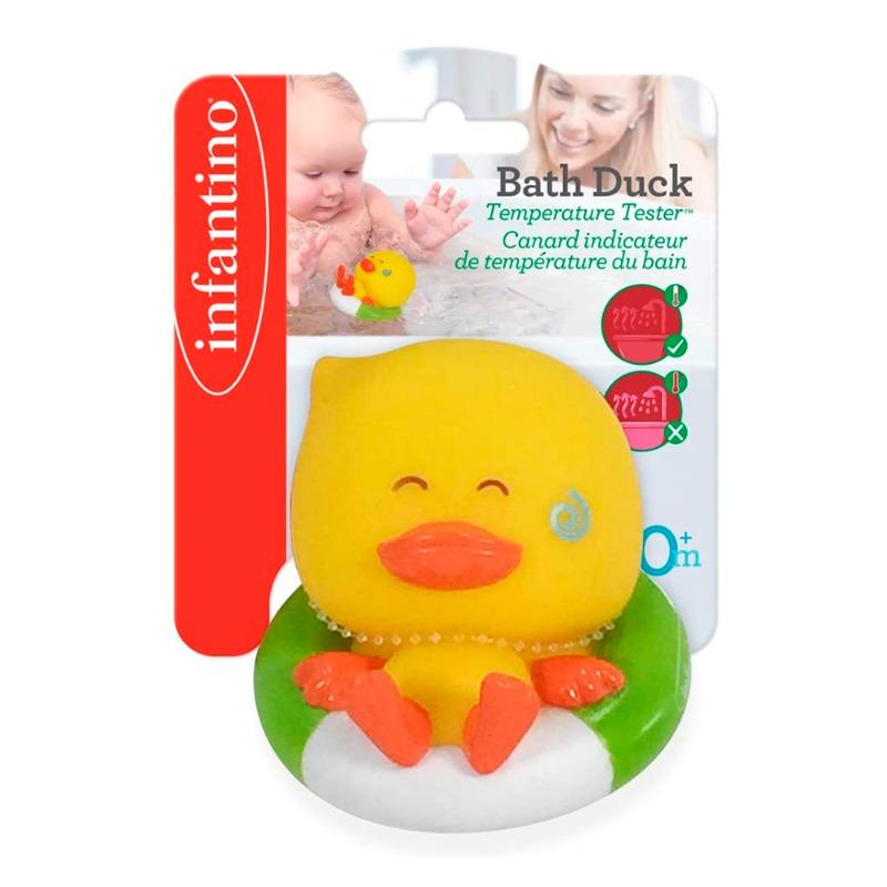 إنفانتينو - لعبة على شكل بطة الحمام واختبار درجة حرارة المياه - أصفر