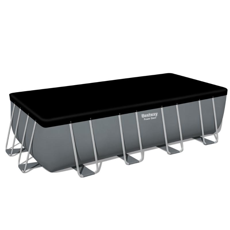 بست واي - مجموعة مسبح باور ستيل مستطيل