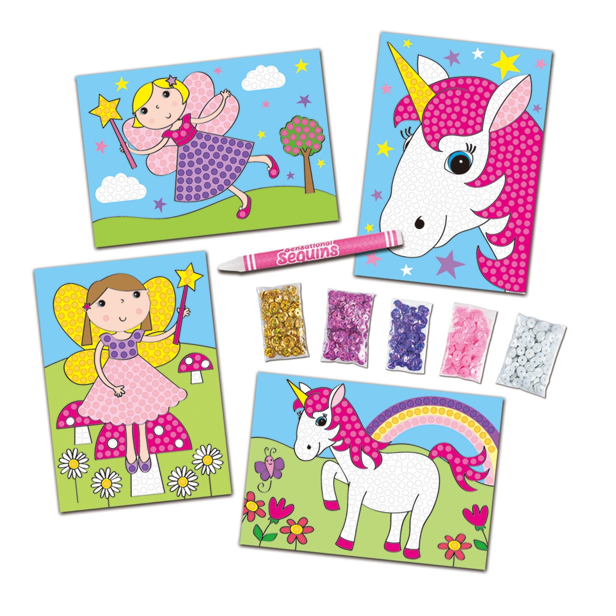 Galt Sensational Sequins Fairies And Unicorns