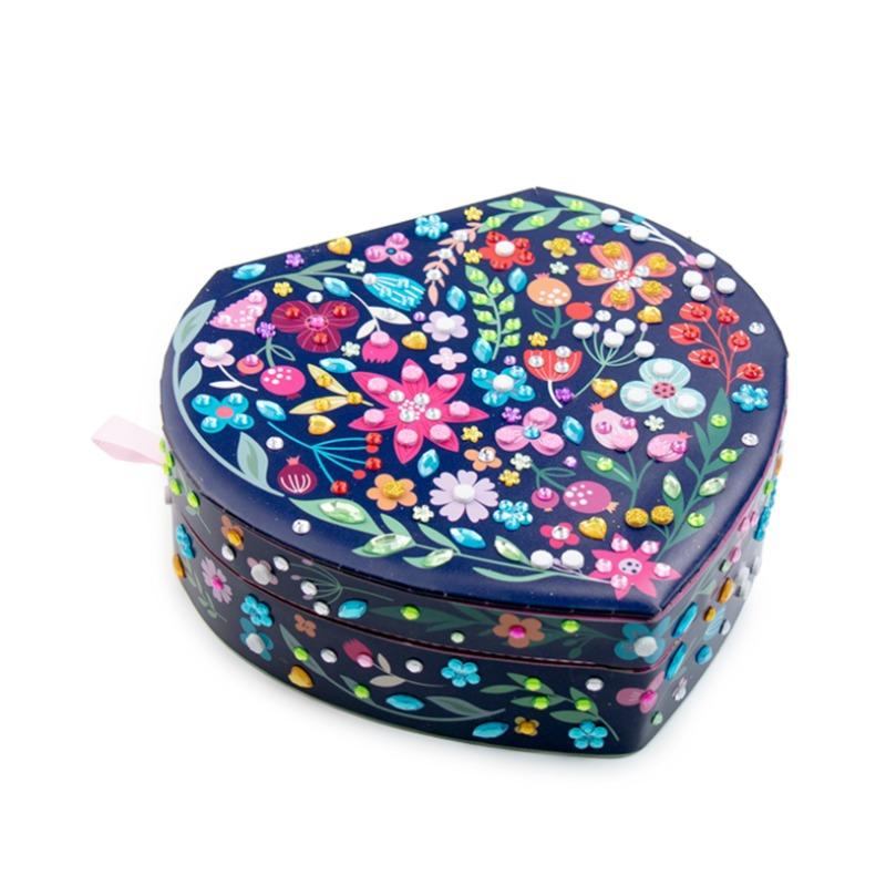 Sycomore Stick & Fun 3d Mosaics Heart Shaped Jewelry Box