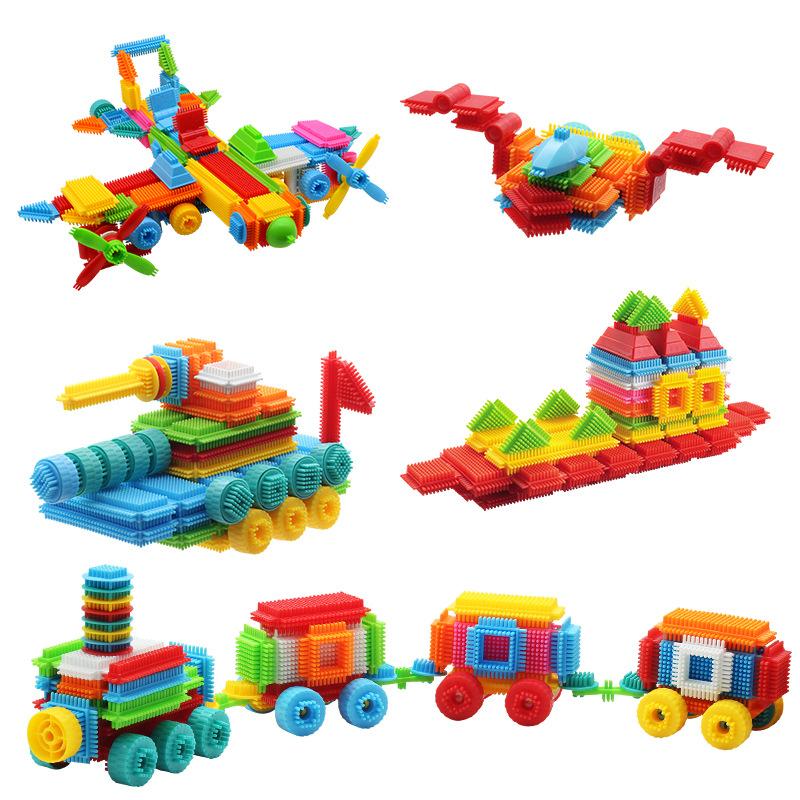 مجموعة كتل البناء المتشابكة 104 قطعة
