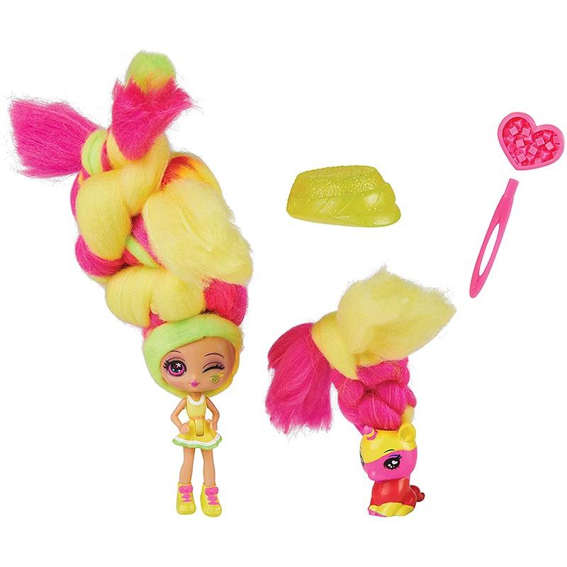 Candylocks Pack Scented Collectible Doll And Pet with Accessories