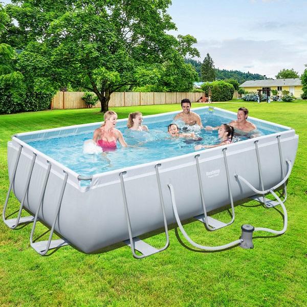 Bestway Power Steel Rectang Swimming Pool