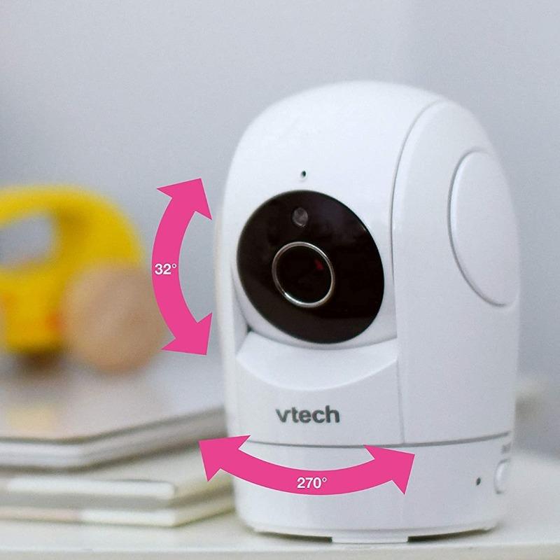 في تك - جهاز مراقبة الطفل الرقمي بالفيديو مع كاميرا متحركة