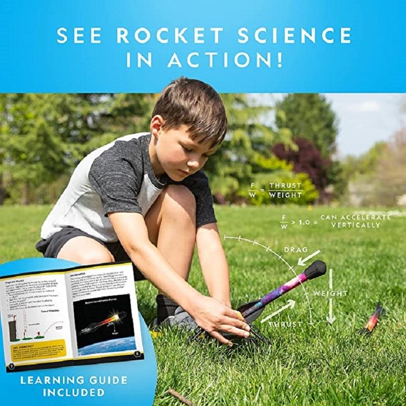 National Geographic Light Up Air Rockets Set