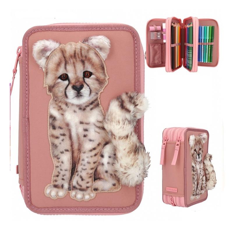 Top Model Triple Pencil Case Application Urban Jungle