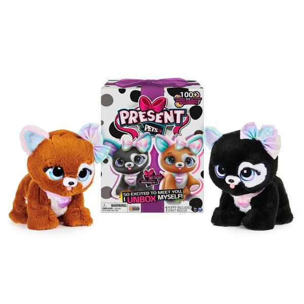 Present Pets Glitter Puppy Interactive Plush Pet Toy Assortment