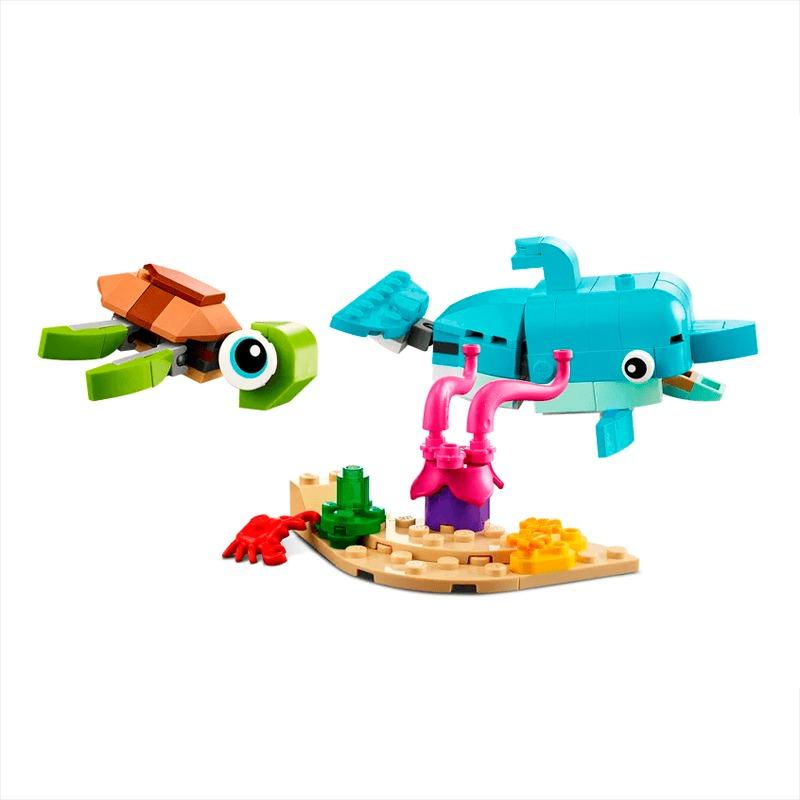 LEGO Creator Dolphin And Turtle 3 In 1 Building Set