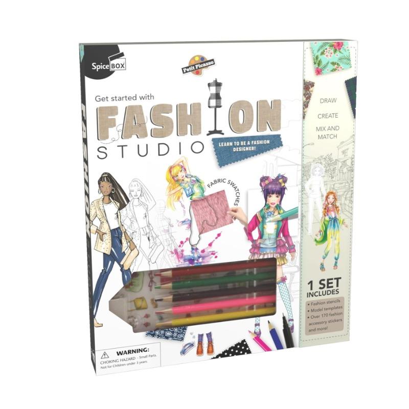 Spice Box Fashion Studio Learn to Be A Designer Activity Kit