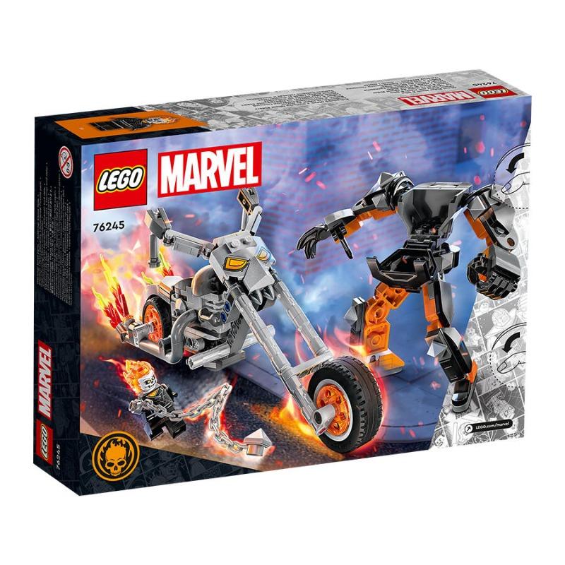 LEGO Marvel Ghost Rider Mech And Bike Building Toy Set - 264 Pcs