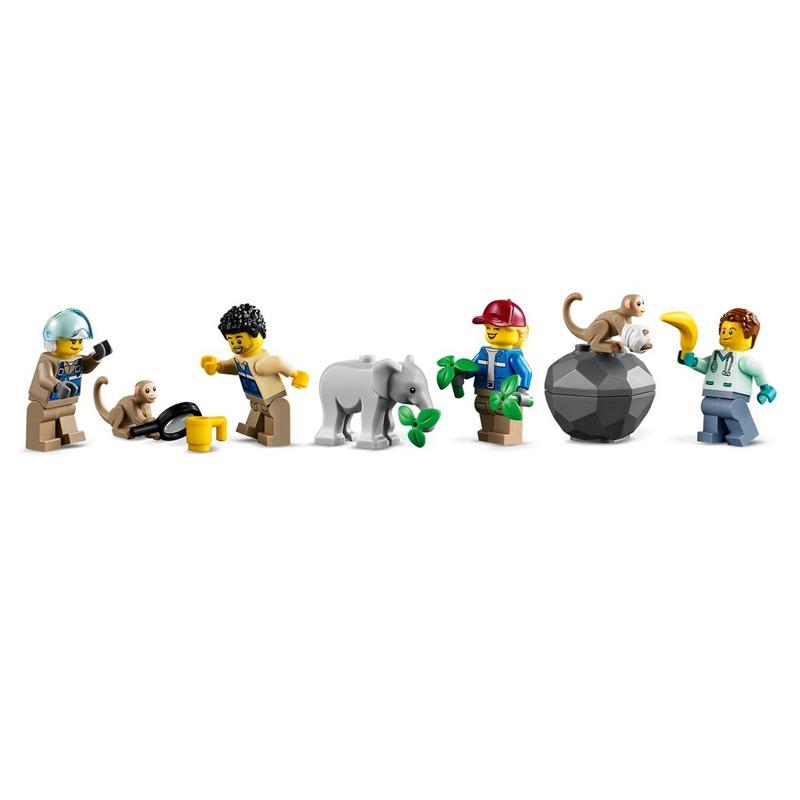 ليجو سيتي - مجموعة بناء العيادة البيطرية والحياة البرية