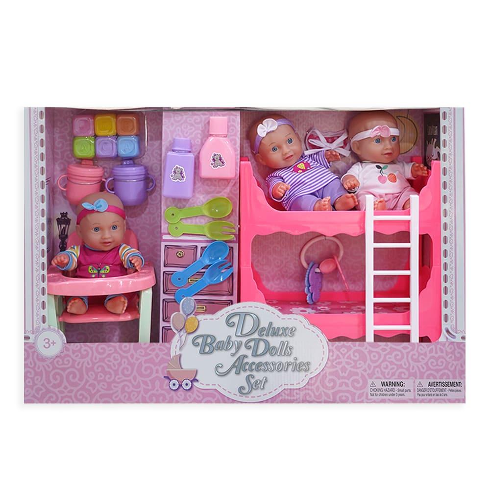 Deluxe Baby Dolls Accessories Set