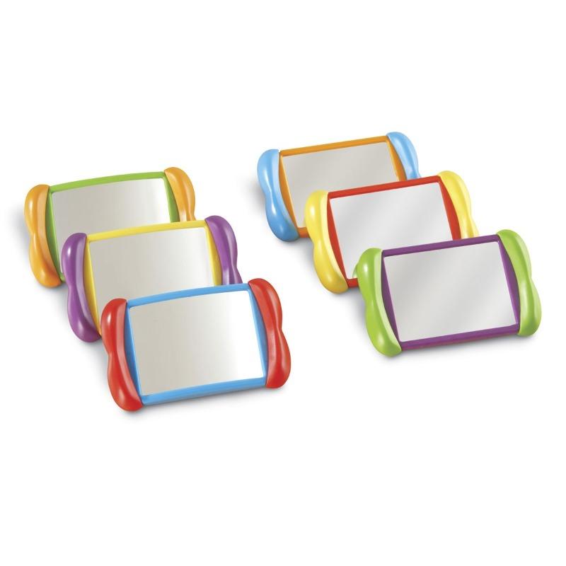 Learning Resources - All About Me 2-in-1 Mirrors Set – 6 Pieces