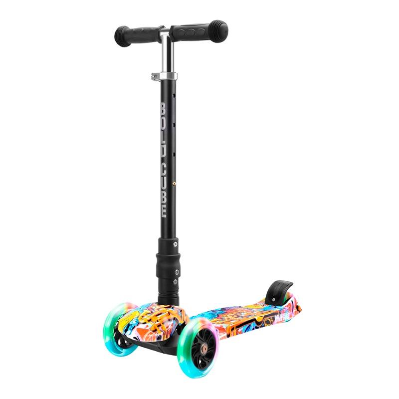 BOLDCUBE 3 Wheel Scooter Big Fold Street Graffiti