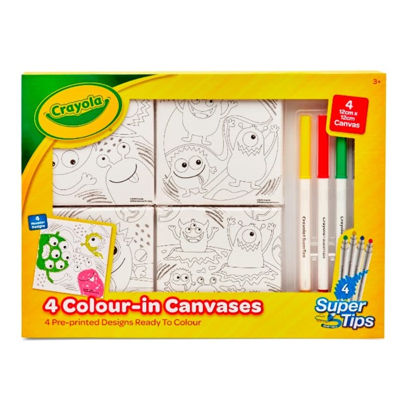 Crayola Canvas for Coloring 4 Designs