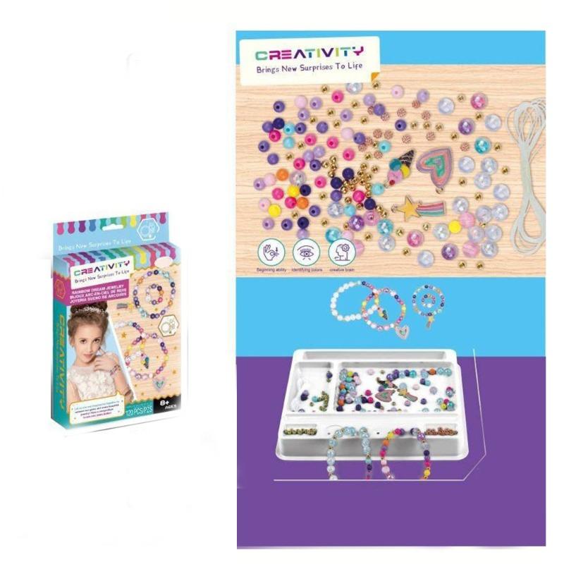 مجموعة صنع المجوهرات الإبداعية من الخرز للأطفال