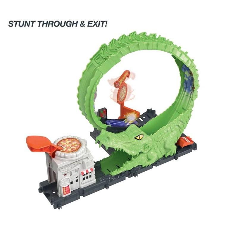 Hot Wheels City Nemesis Gator Pizza Shop
