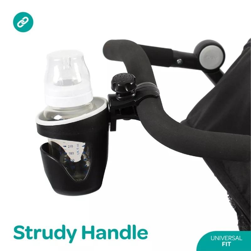 Moon Universal Cup Holder 360 Degree Rotating - Black