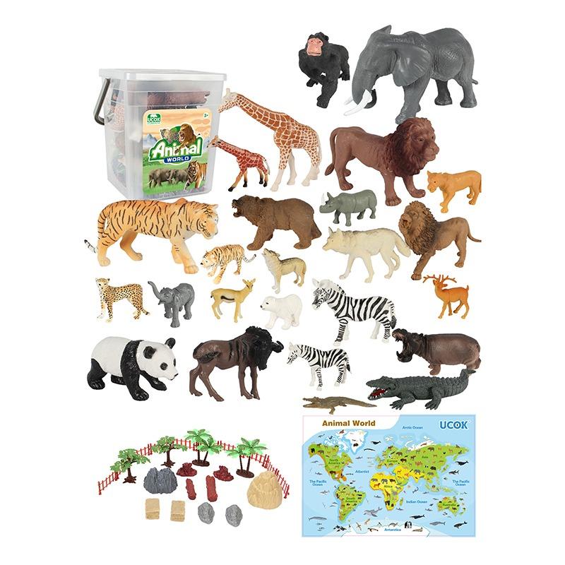 Wild life Animal Figure Set - 50 Pieces