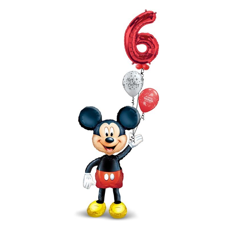 Birthday Ballon Bouquet - Mickey Mouse Airwalker