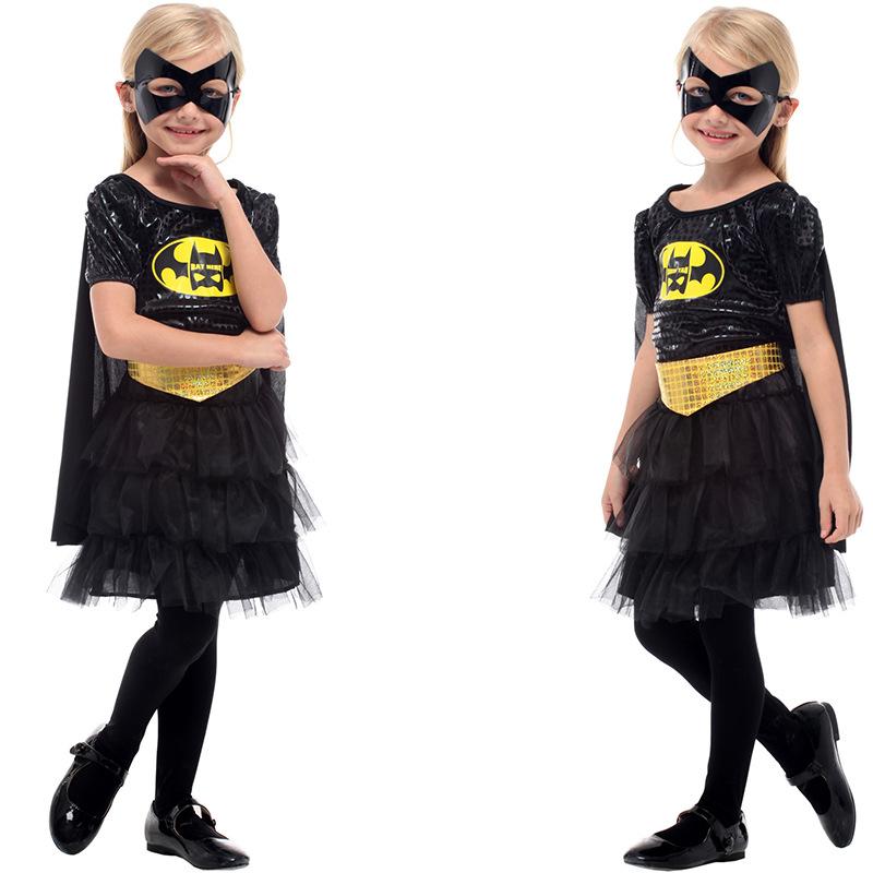 Batgirl Costume - Medium Size 120-110 cm