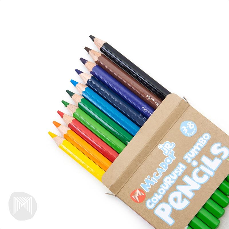 ميكادور - جونيور قلم رصاص كولورش جامبو - حزمة 10