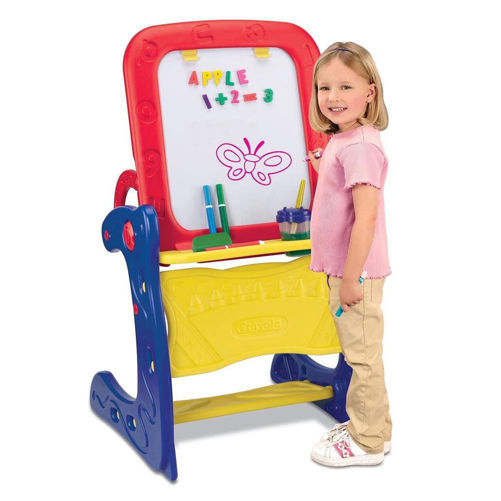Crayola Qwikflip Activity Play Center Art Desk With Chair
