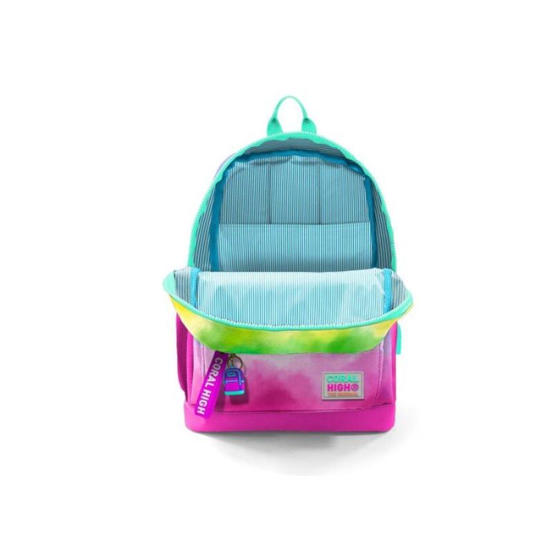 School Backpack with Four Compartments and USB + AUX Port