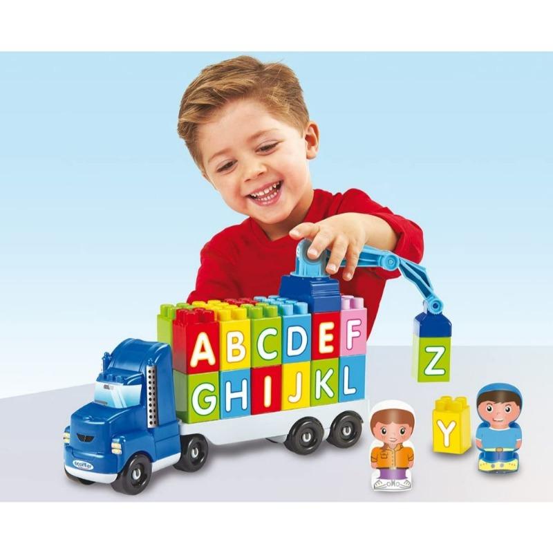 Ecoiffier Abrick Letter Truck With Figures