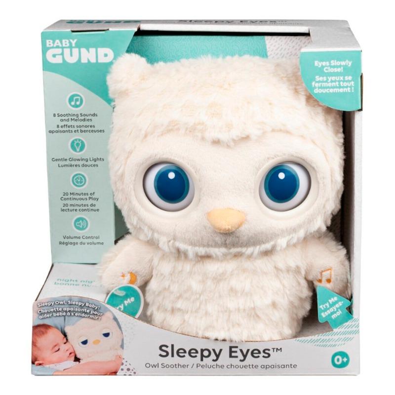 GUND Baby Sleepy Eyes Owl Bedtime Soother Plush