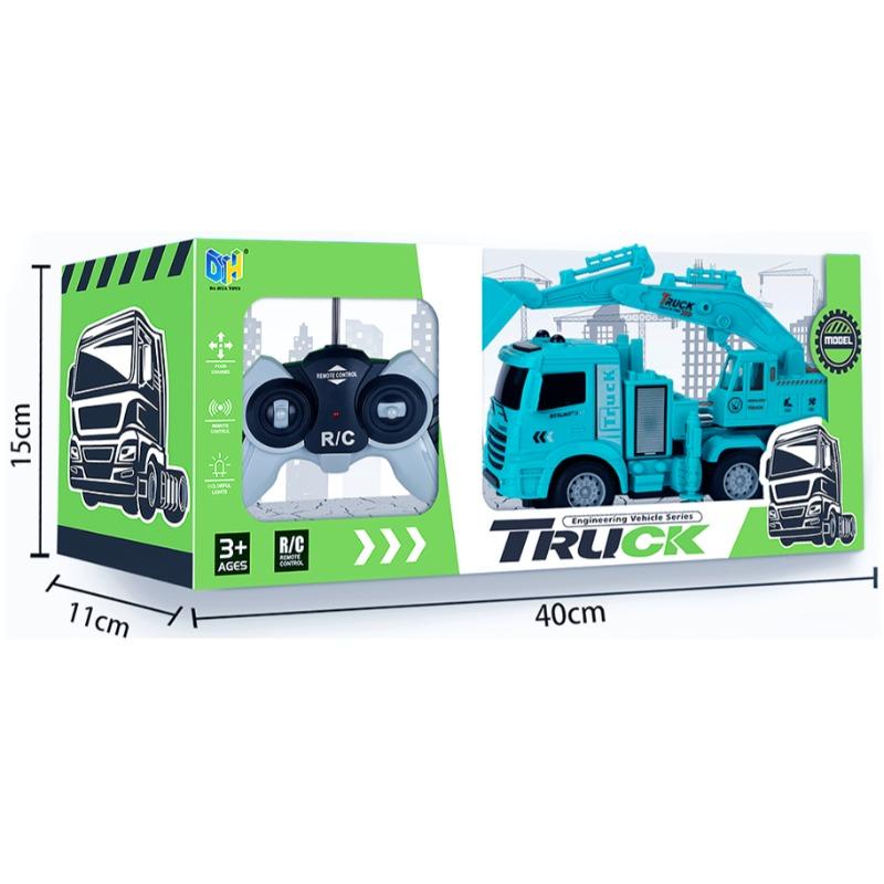 شاحنة الحفر إكسكافاتور تراك بجهاز تحكم عن بعد