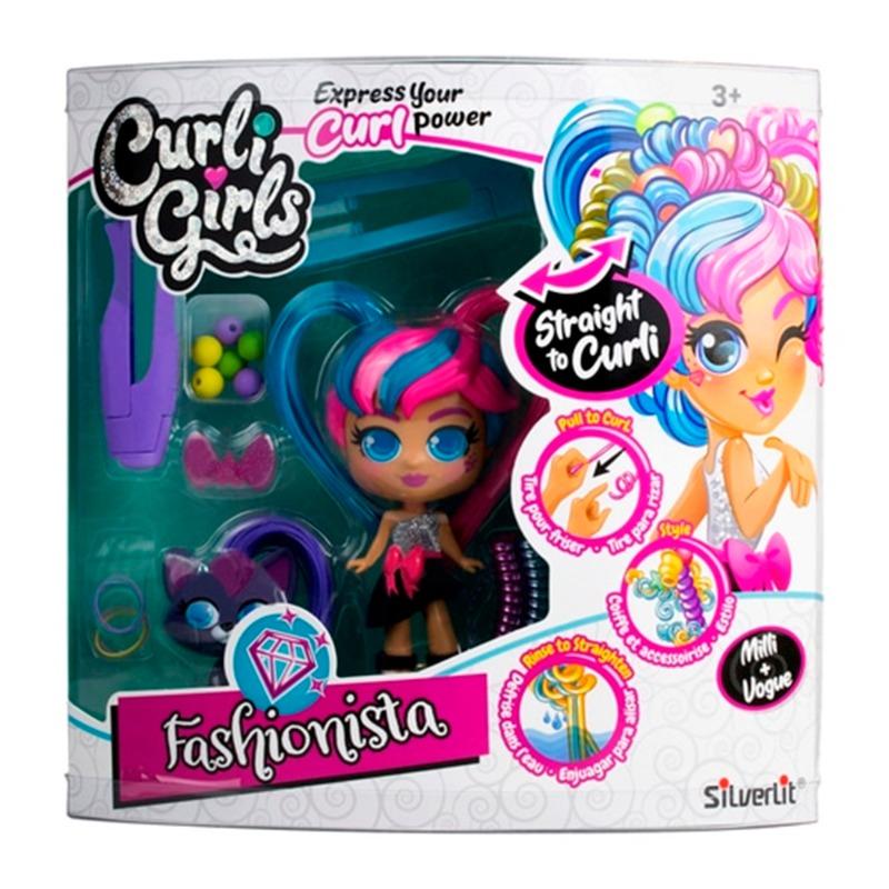 كيرلي جيرلز - دمية جيت ستير أديلي و فيجي ألوان متعددة