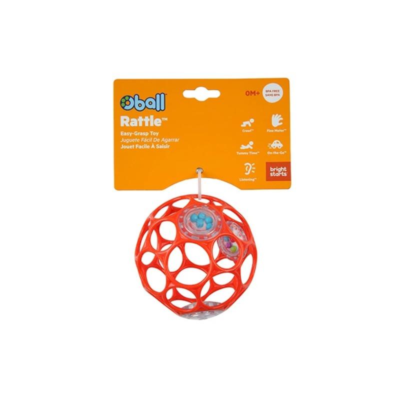 برايت ستارتس - خشخيشة أوبول سهلة الإمساك لون أحمر