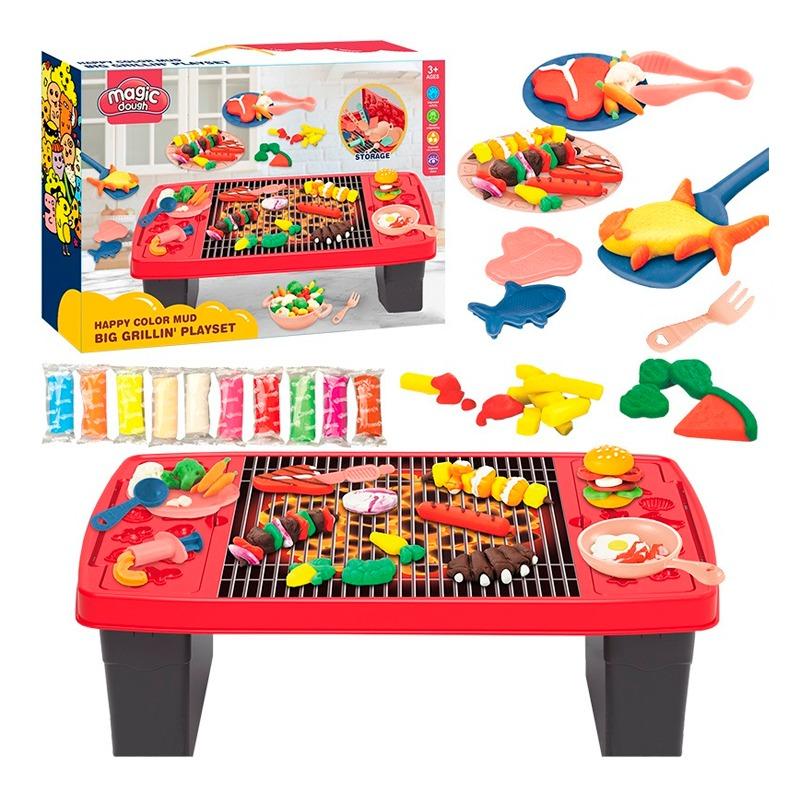 Color Clay Bbq Storage Table