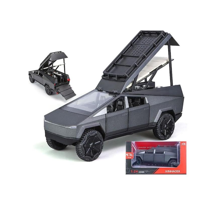 Tesla Camping Pickup Die Cast Car 1:24