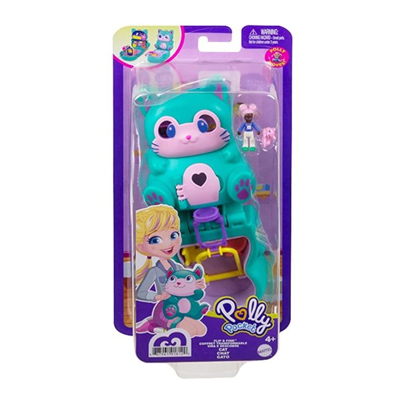 بولي بوكيت فليب اند فايند على شكل حيوان مع سطح دوار - كات شات