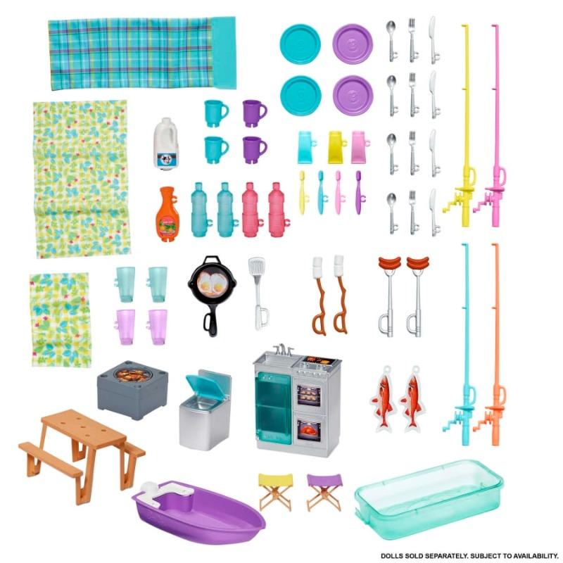 Barbie Dream Camper Vehicle with 60 Accessories Playset