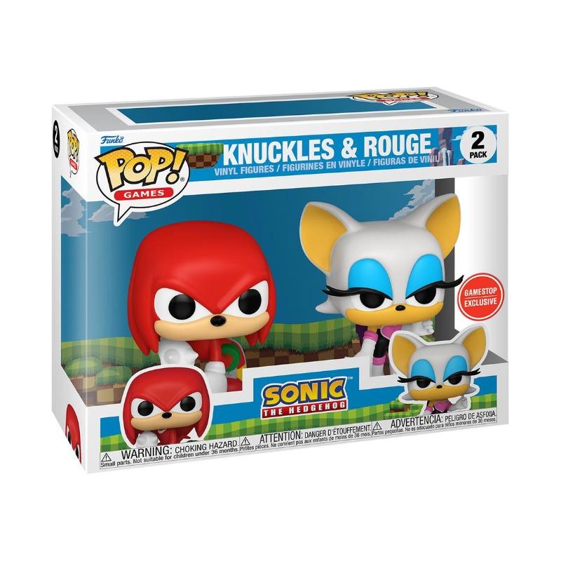 Funko Pop Games Sonic - Knuckles and Rouge 2pk