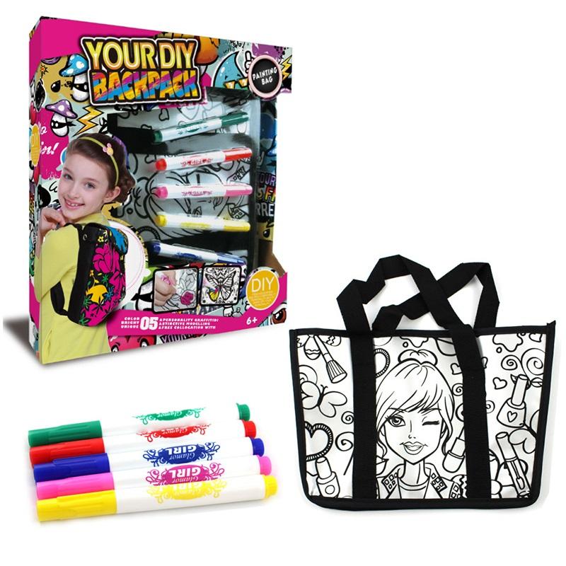 Diy Graffiti Coloring Bag Pack