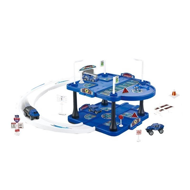Police Station Garage Playset - 36 Pcs