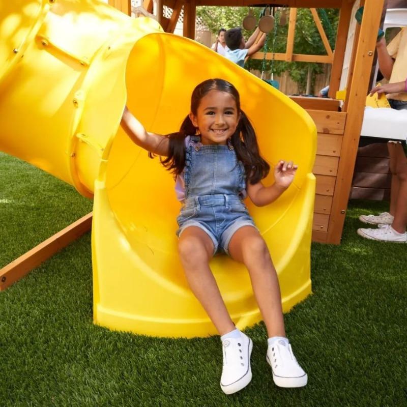 KidKraft Castlewood Wooden Swing Playset