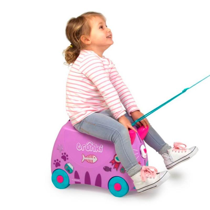 Trunki Cassie the Cat Pink - Ride On Suitcase