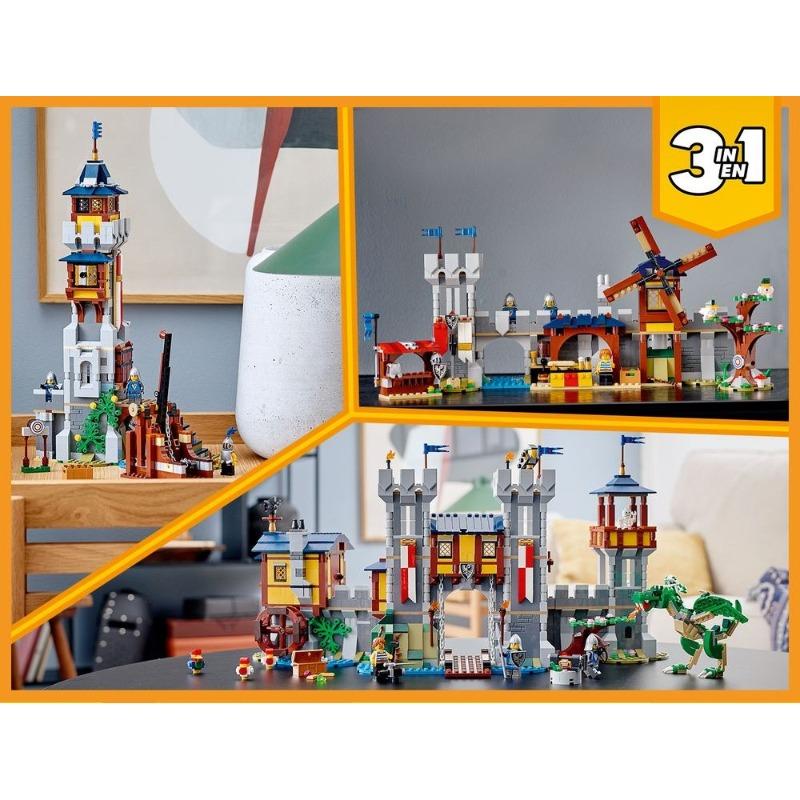 ليجو كرييتور - مجموعة بناء قلعة جريت نايت - 1426 قطعة