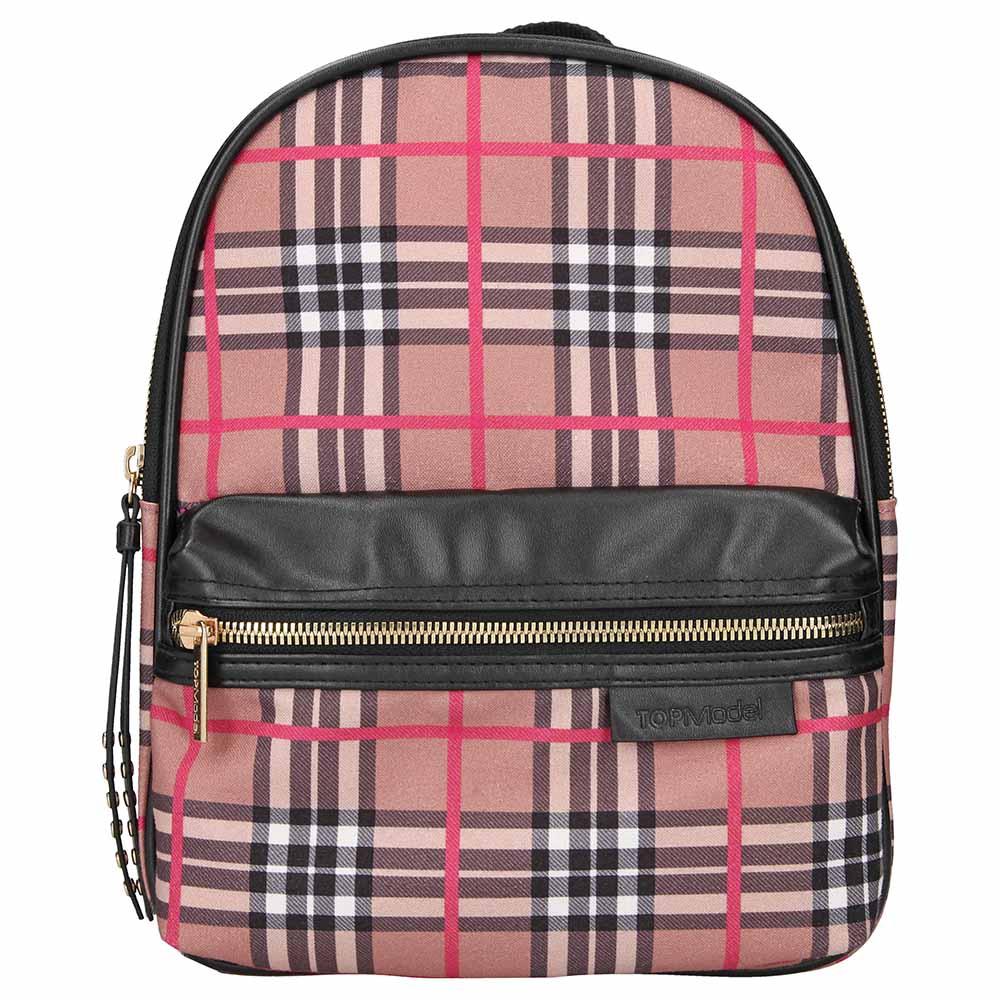 TopModel Checked Backpack